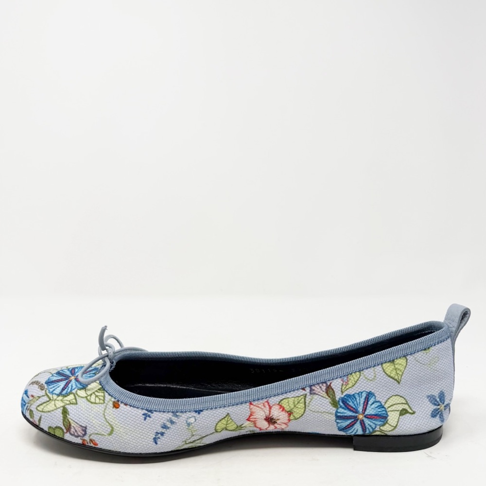 Gucci Ali Floral Canvas Ballet Flats Size 37.5 - Picture 10 of 15
